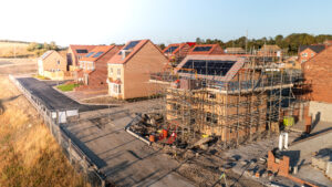 Homes under construction