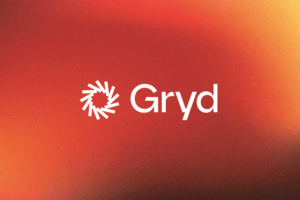 Gryd Logo on gradient background
