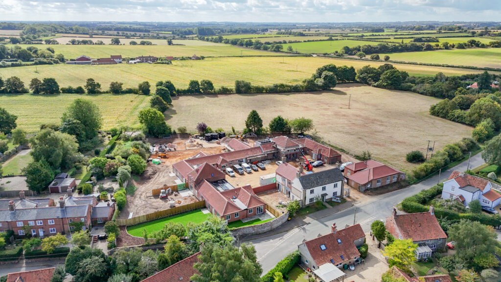 Lower Farm Mews site under construction