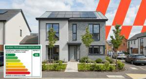 New build home with EPC overlay